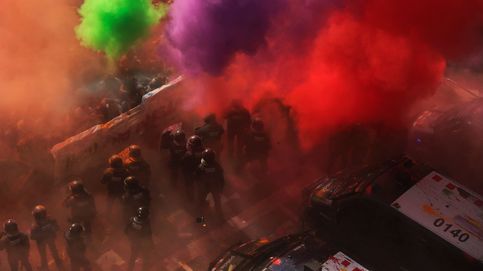 Tensión en Barcelona por el boicot a una marcha de policías