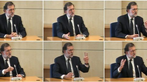 Las fotos de Rajoy durante el juicio de la Gürtel