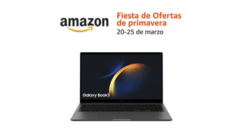 45% de descuento en Amazon: Samsung Galaxy Book3 Laptop 15,6 FullHD a precio mínimo