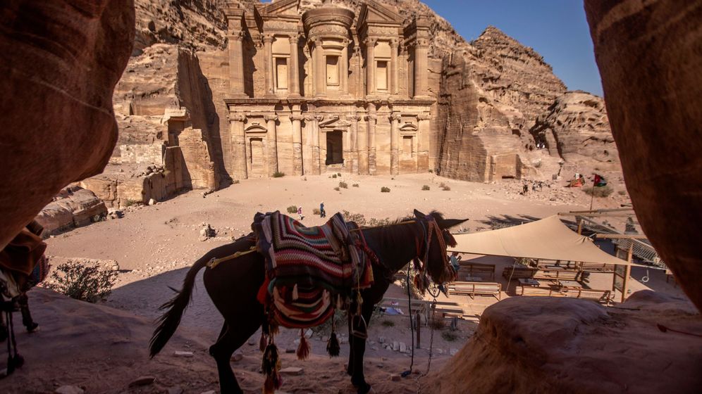 Foto: El Monasterio es una de las partes más importantes de Petra, en Jordania (EFE EPA/Andre Pain)