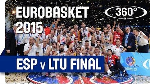 Repasa la final del EuroBasket que España le ganó a Lituania en 360º