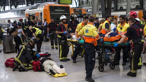 Todas las fotos del accidente de tren en la Estación de Francia de Barcelona