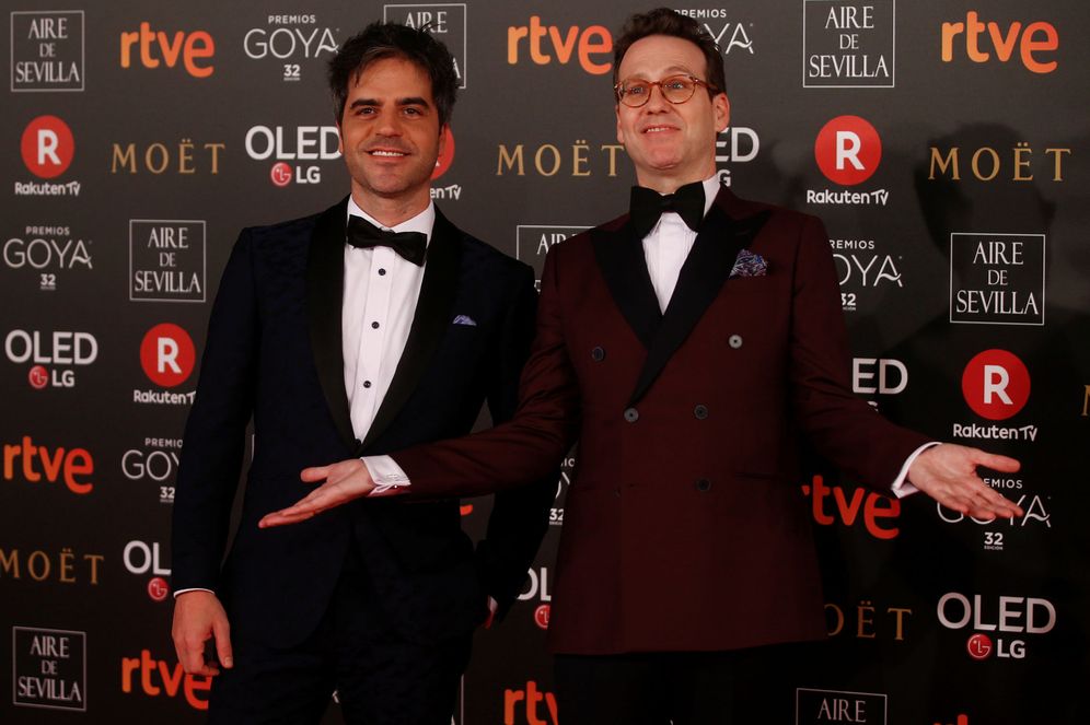 Foto: Ernesto Sevilla y Joaquín Reyes en la alfombra roja (Reuters)