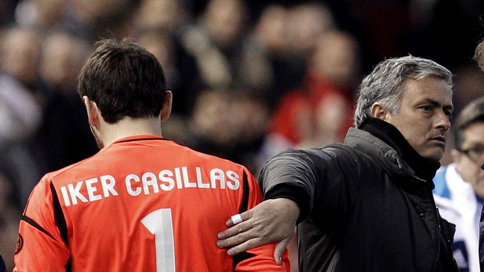 Mourinho y Casillas en su etapa en el Real Madrid