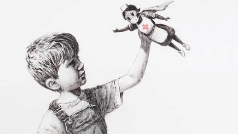 El homenaje de Banksy a los sanitarios