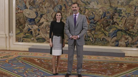 Los Reyes reciben a Televisión Española en el palacio de la Zarzuela