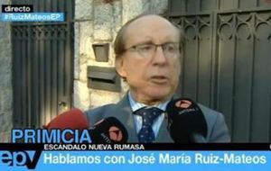 Ruiz-Mateos tras dar plantón por tercera vez a la justicia: Si no me juzgan como deben haré huelga de hambre con 81 años