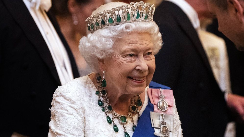 Foto: La reina Isabel en Buckingham. (CP)