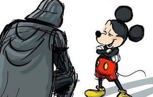 La red se mofa de la alianza entre Disney y Star Wars