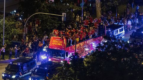 Las imágenes de la celebración de la Selección española de baloncesto