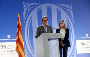 La consulta catalana, en imágenes