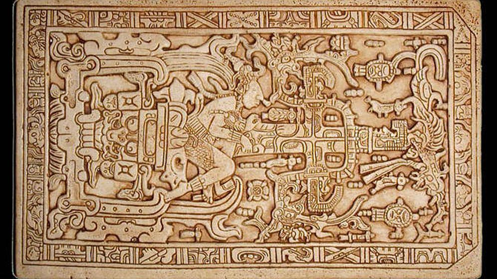 Foto: El astronauta de Palenque. (Museo Nacional de Antropología)
